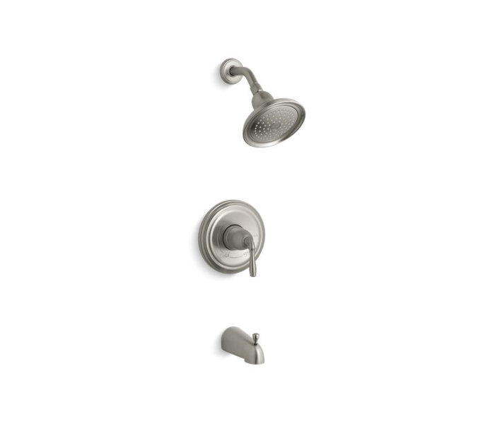 Kohler Devonshire Rite-Temp Bath and Shower Trim Set with Slip-Fit or NPT Spout, Valve Not ...